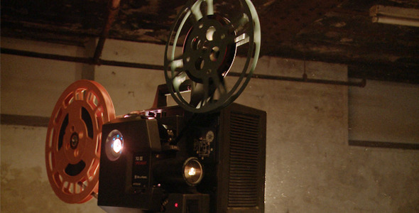 Film Projector in Operation 2