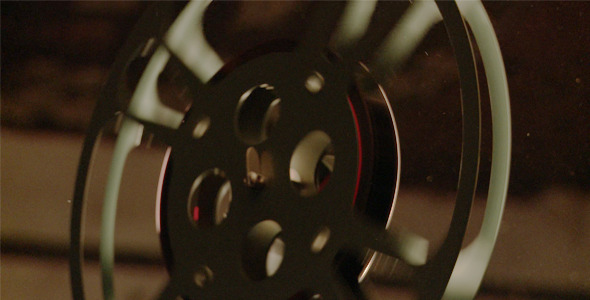 Film Reel on Projector 4