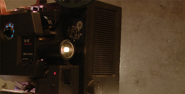Film Projector in Operation 3