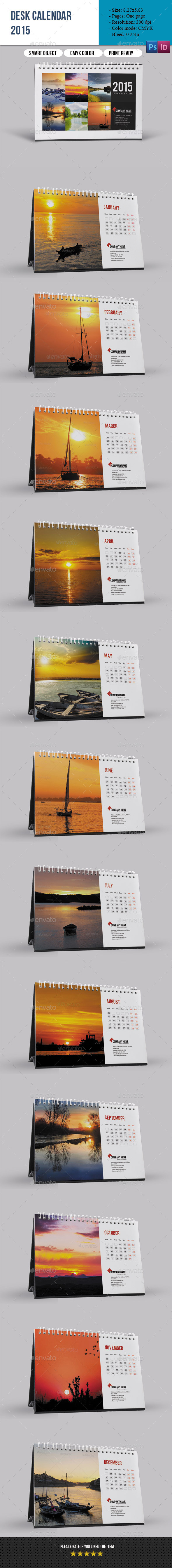 Desk Calendar 2015 - Calendars Stationery