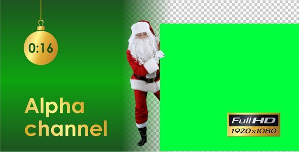 Santa Claus With Frame For Text 2