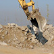 Dipper of Excavator Scoops Stones - VideoHive Item for Sale