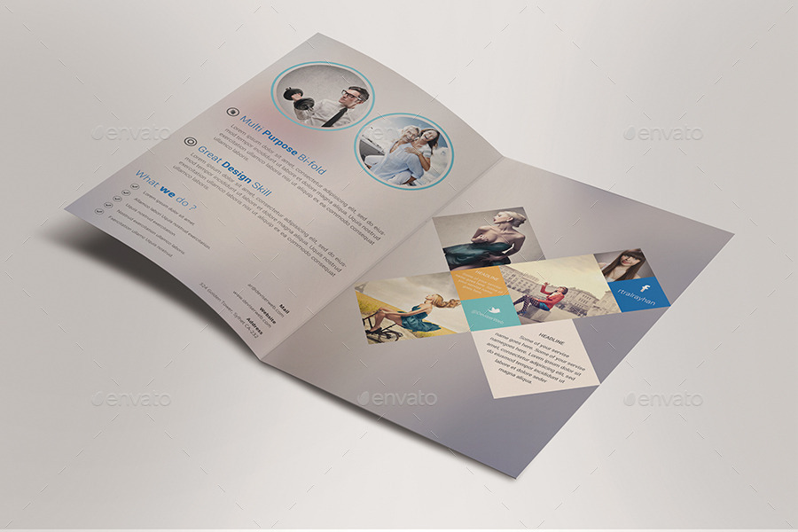 bi fold brochure design