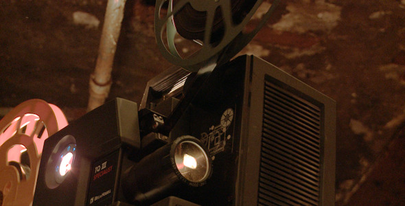 Film Projector in Operation 7