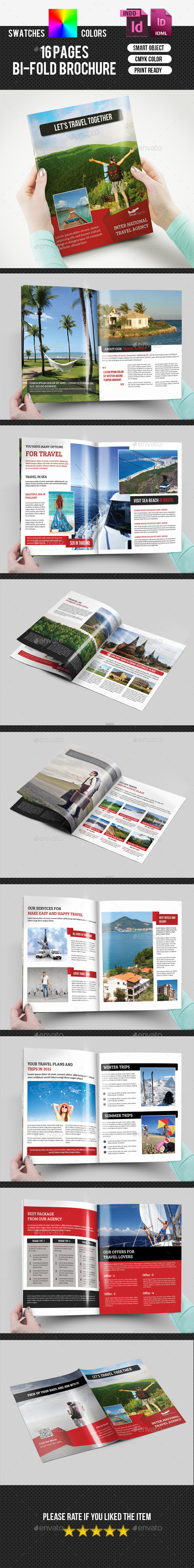 Travel Agency Bifold Brochure-V166 - Corporate Brochures