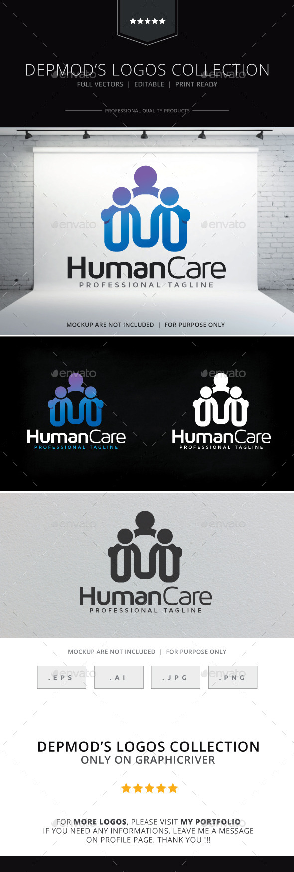 Human Care Logo - Humans Logo Templates