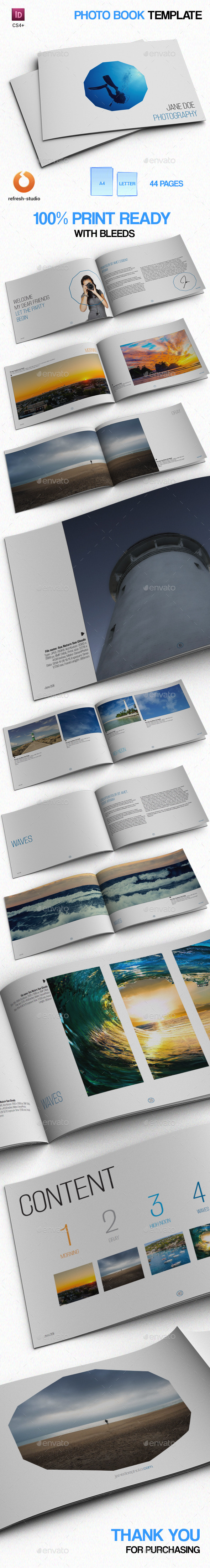 Minimal Photo Book - Photo Albums Print Templates