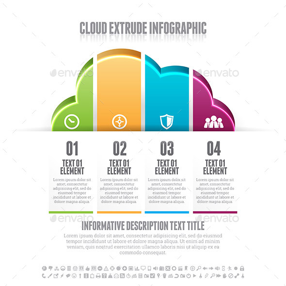 Cloud Extrude Infographic - Infographics