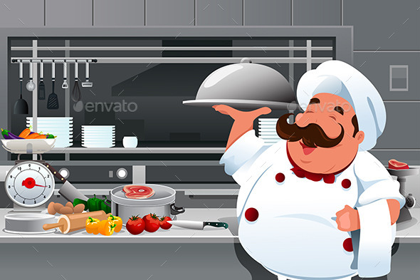 Chef in the Kitchen - Business Conceptual