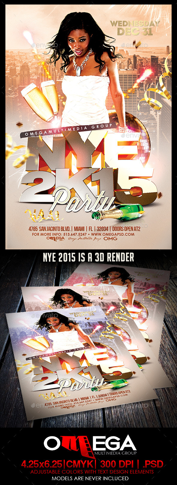 NYE 2015 - Events Flyers