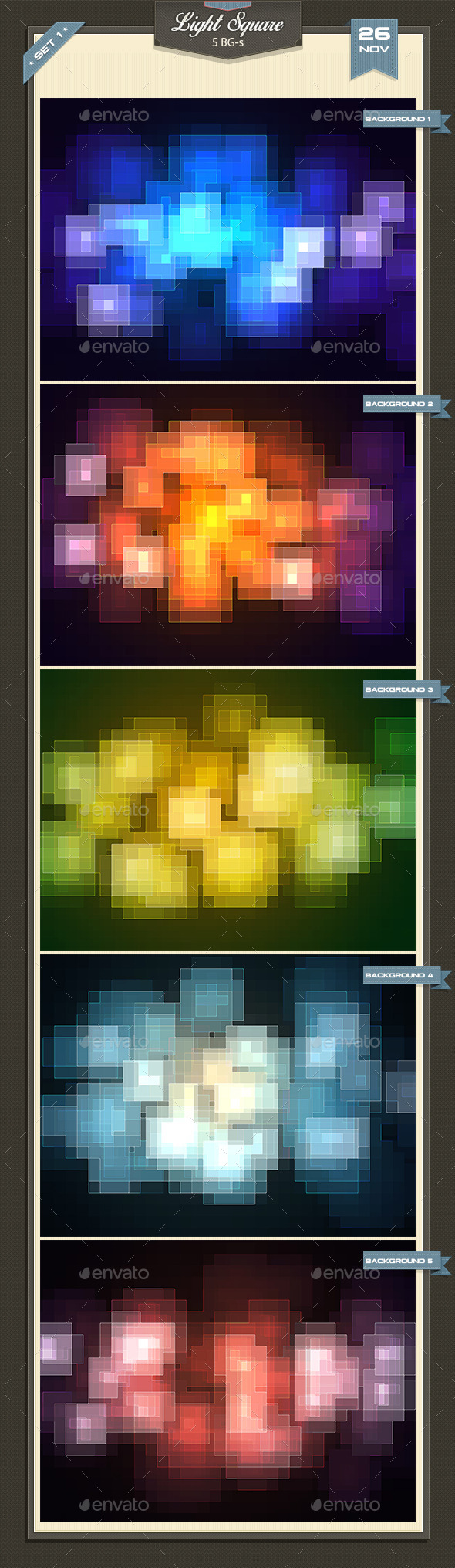 Light Square Backgrounds - Abstract Backgrounds