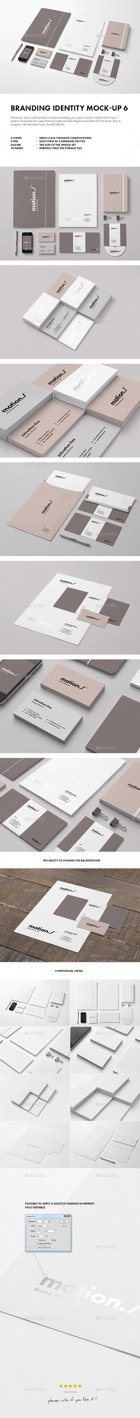 Branding / Identity Mock-up 6 - Stationery Print