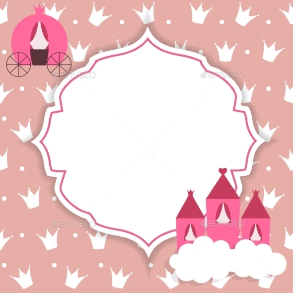 Princess Abstract Background Vector Illustration. - Backgrounds Decorative