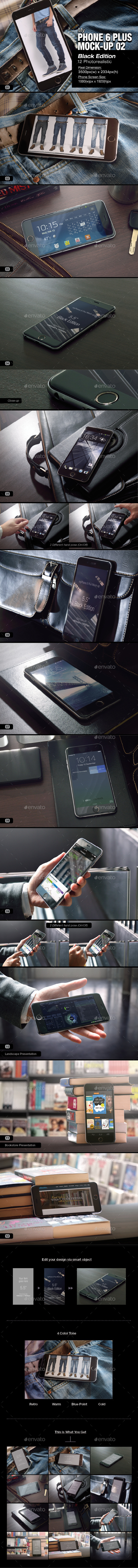myPhone 6 Plus Mock-up 02 - Mobile Displays