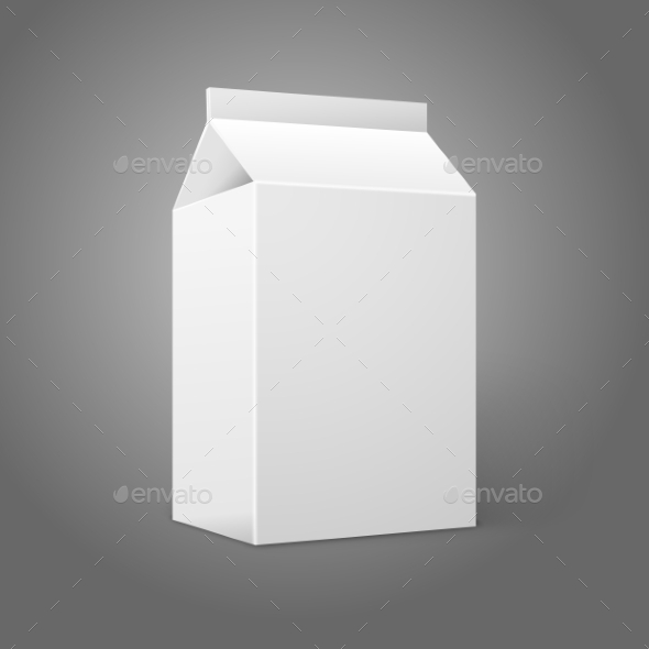Blank Milk Carton - Man-made Objects Objects