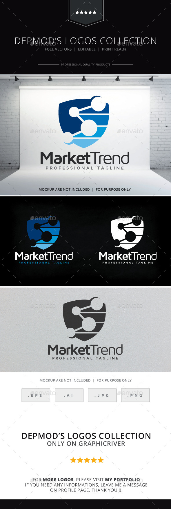 Market Trend Logo - Symbols Logo Templates