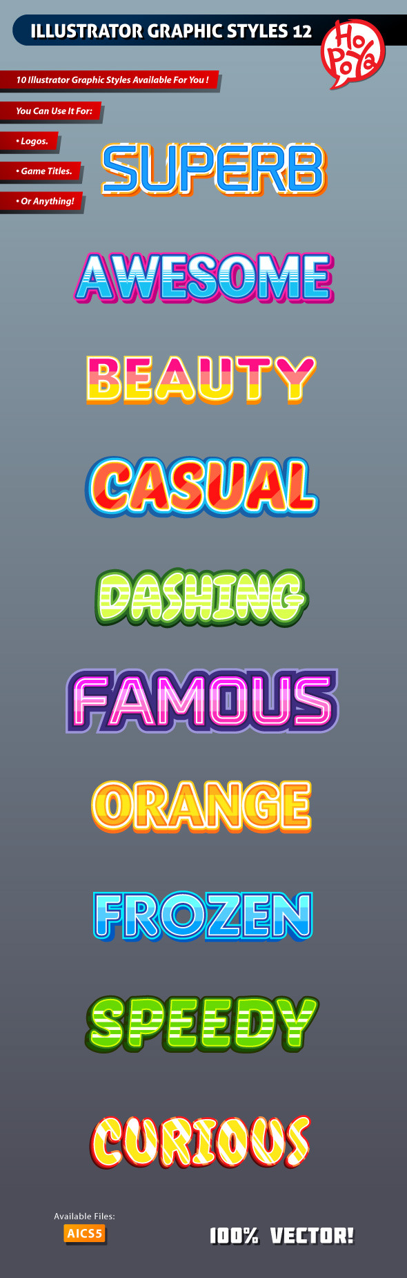 Illustrator Graphic Styles 12 - Styles Illustrator