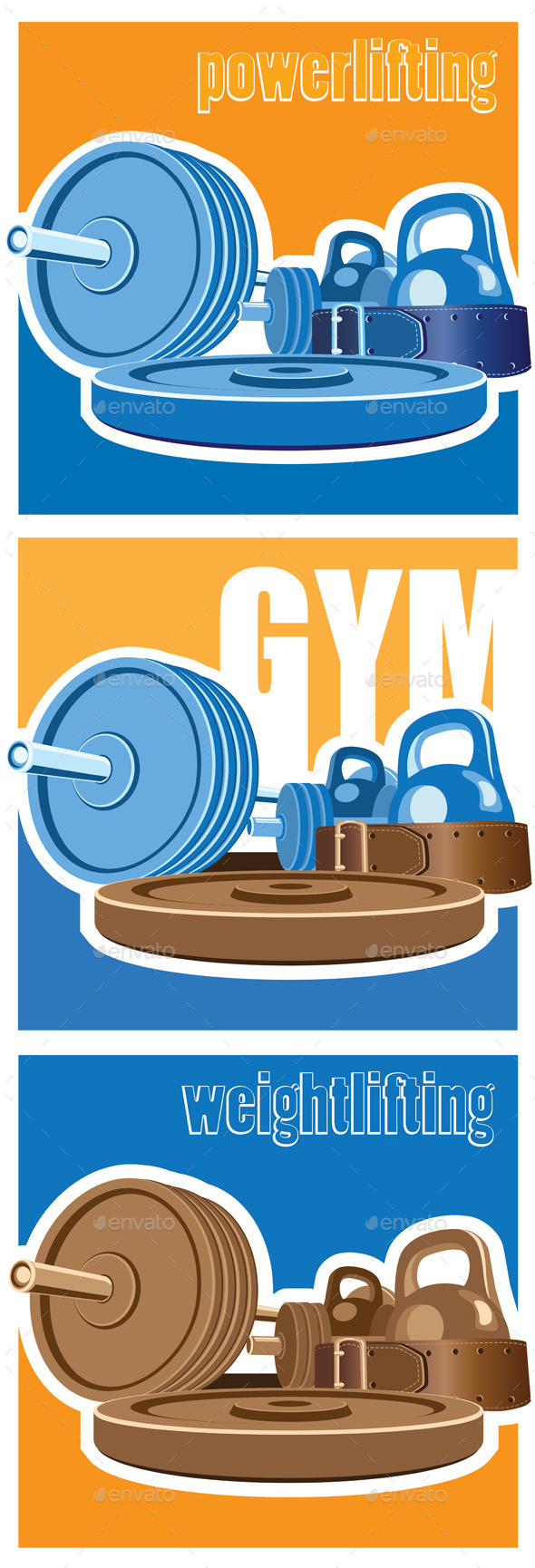 Gym Collection - Conceptual Vectors