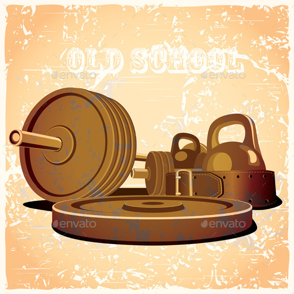 Old School Gym Set - Sports/Activity Conceptual