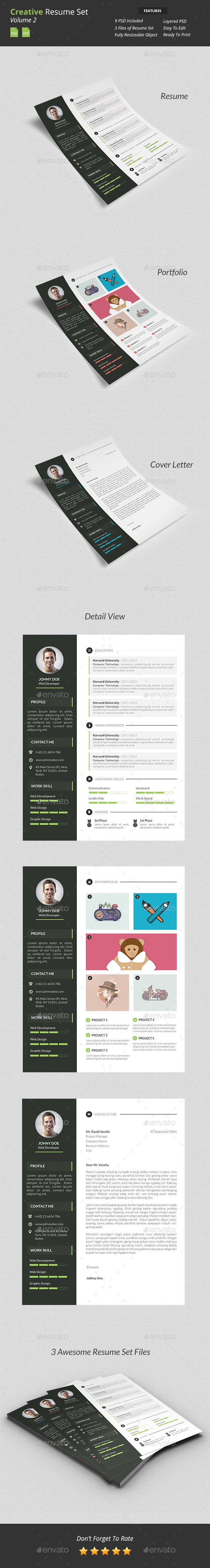 Creative Resume Set v2 - Resumes Stationery