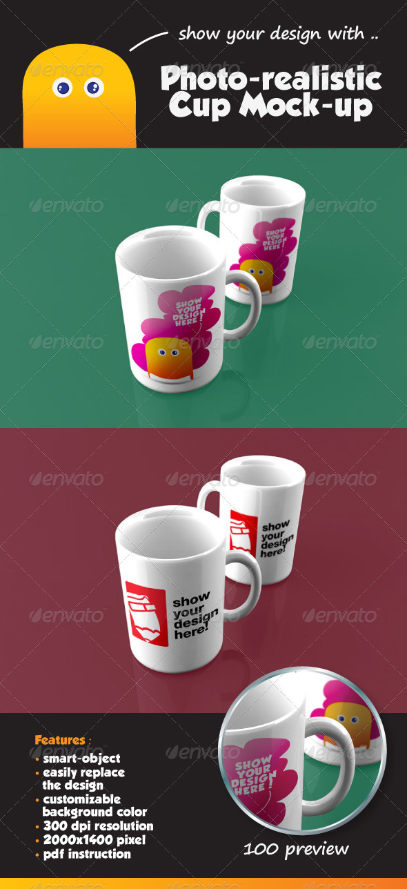 Photo-Realistic Cup Mock-Up