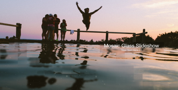 Mosaic Glass Slideshow - VideoHive 9538861