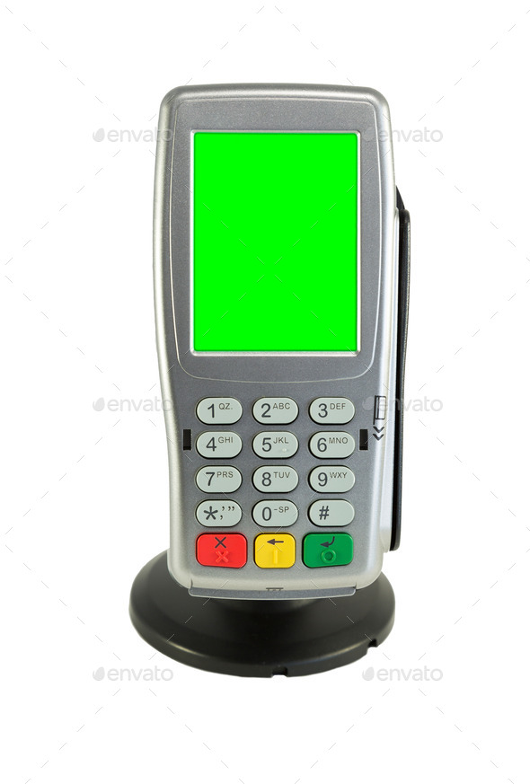 Credit card terminal - Stock Photo - Images