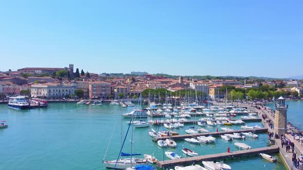 Lake Aerial View In Spring alt