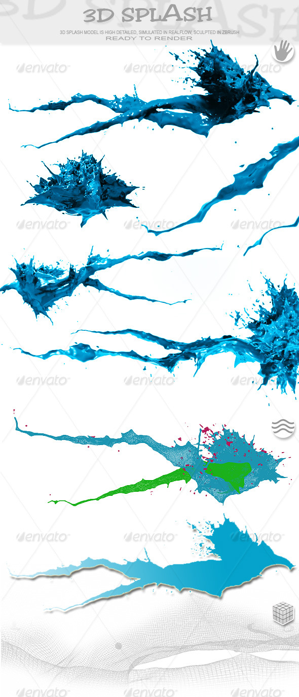 HD Abstract Water - 3Docean 9656599