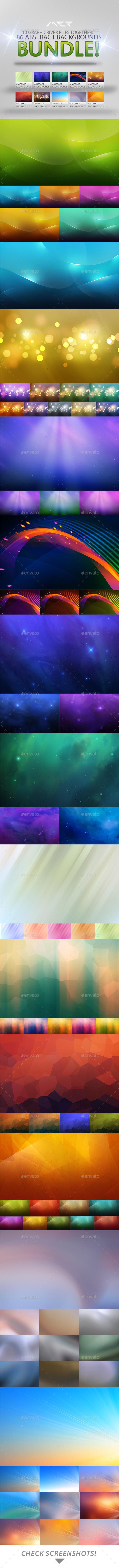 86 Abstract Backgrounds Bundle - Abstract Backgrounds