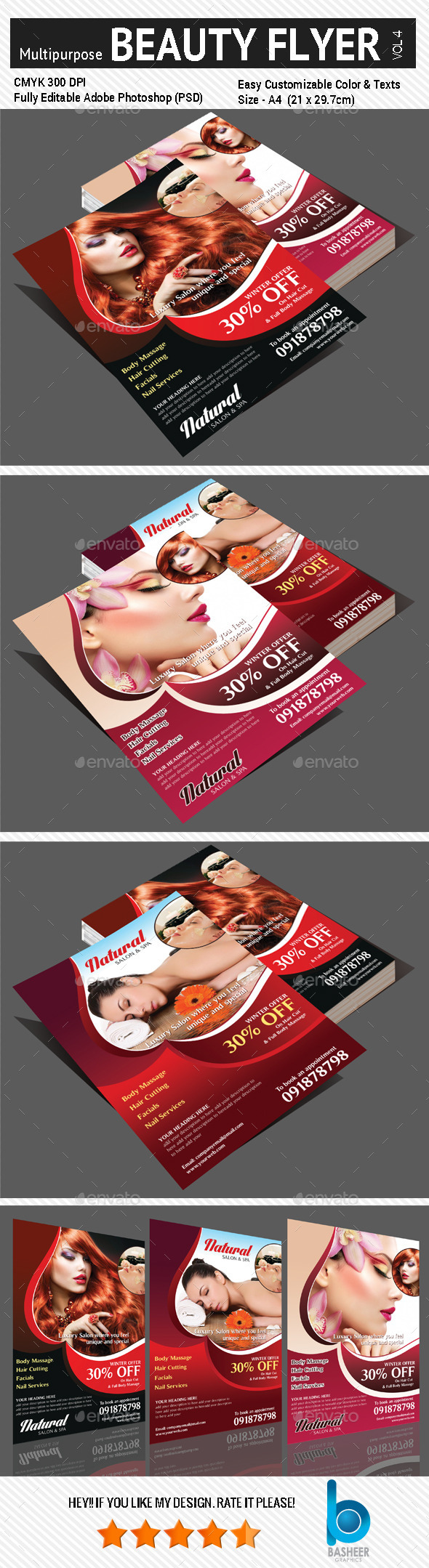 Multi Purpose Beauty Flyer - Vol4 - Commerce Flyers