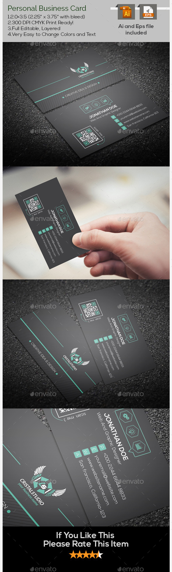 Creative Personal Business Card - Creative Business Cards