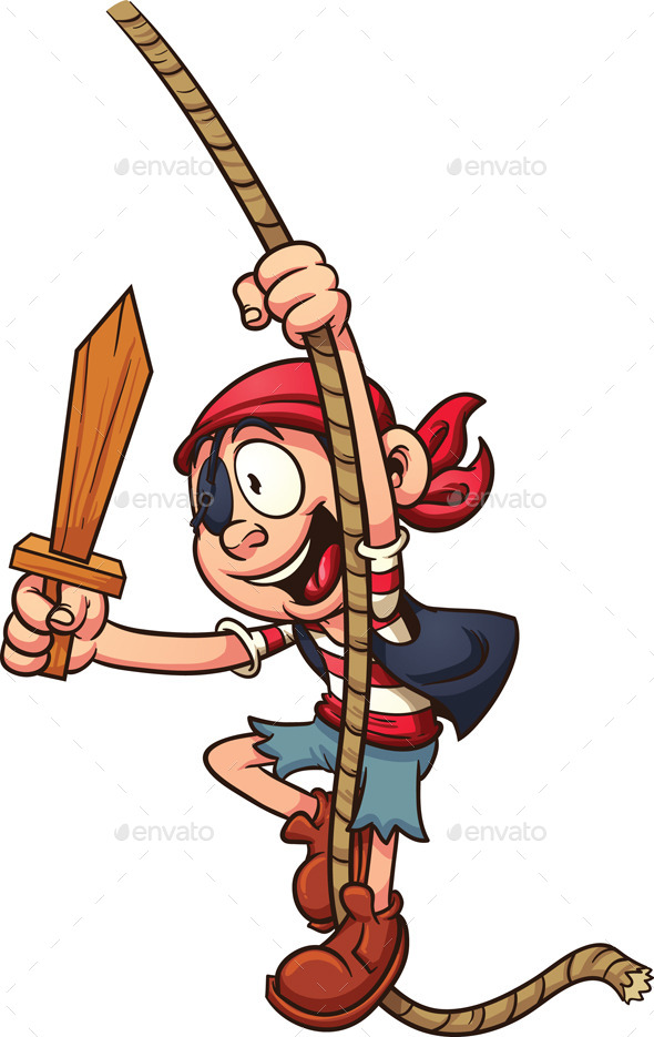 Cartoon Pirate - Characters Vectors