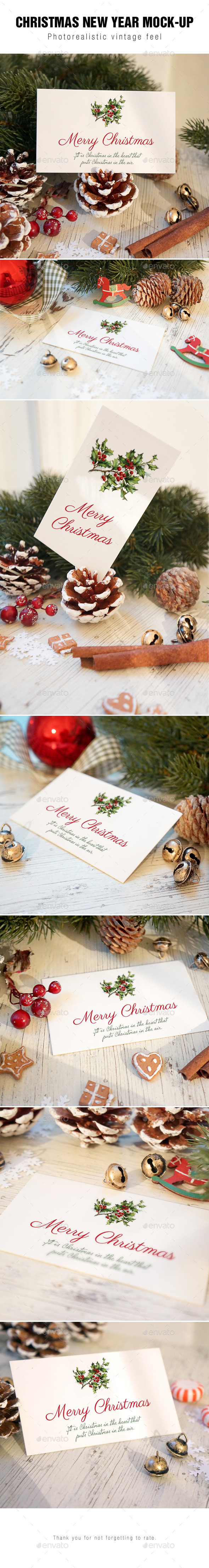 Christmas Card Mockup v2 - Stationery Print