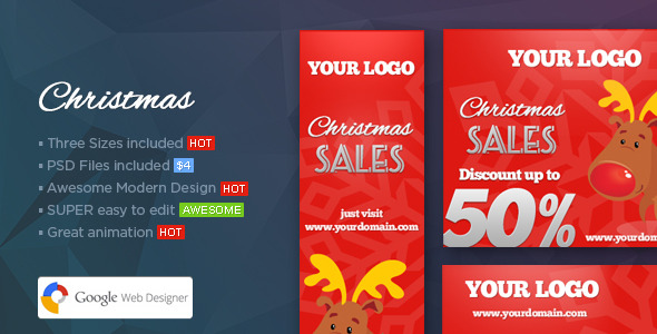 Christmas Banners - Web Banner Template