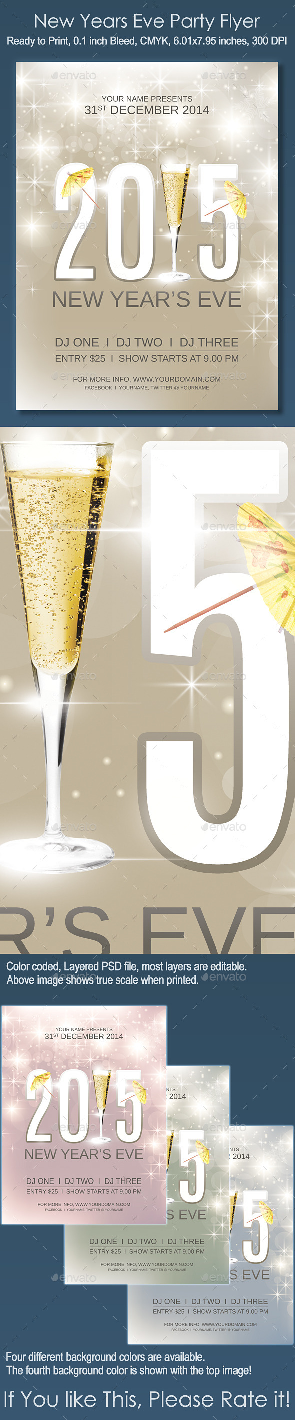 New Years Eve Party Flyer - Clubs & Parties Events