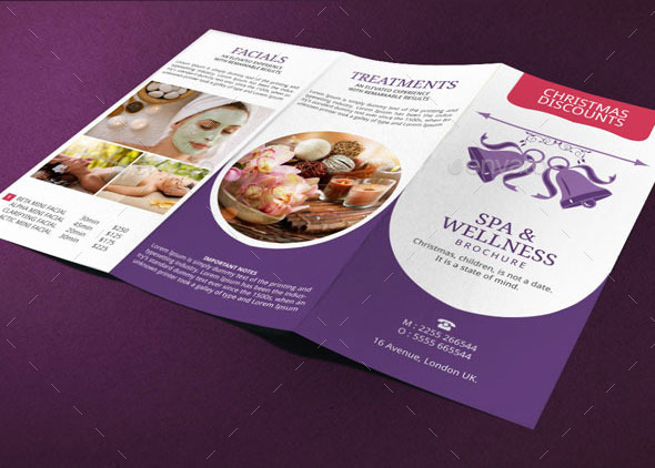 spa brochure template christmas deals by blogankids graphicriver spa brochure