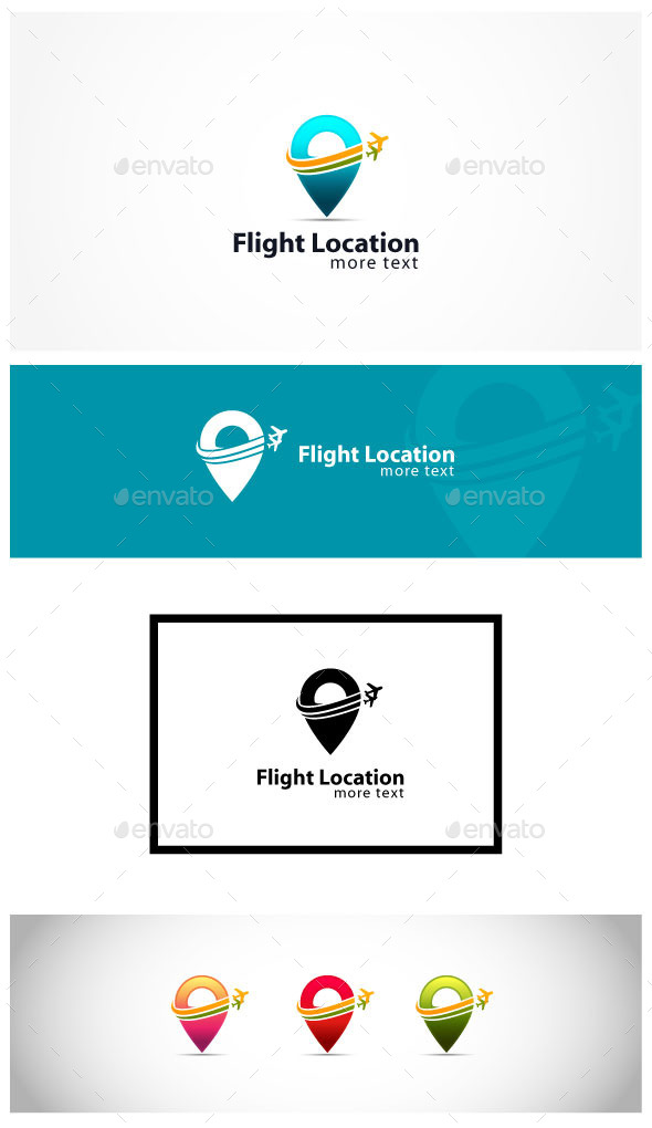 Air Travel - Symbols Logo Templates
