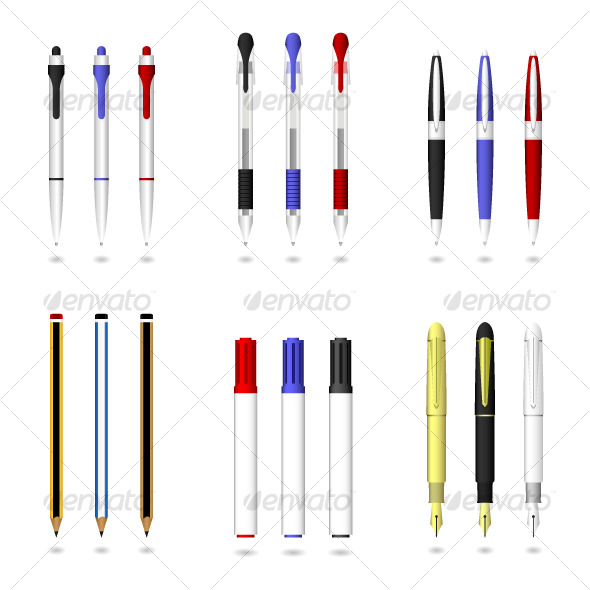 Pen Pencil Marker Writing Tool Vector - Man-made Objects Objects
