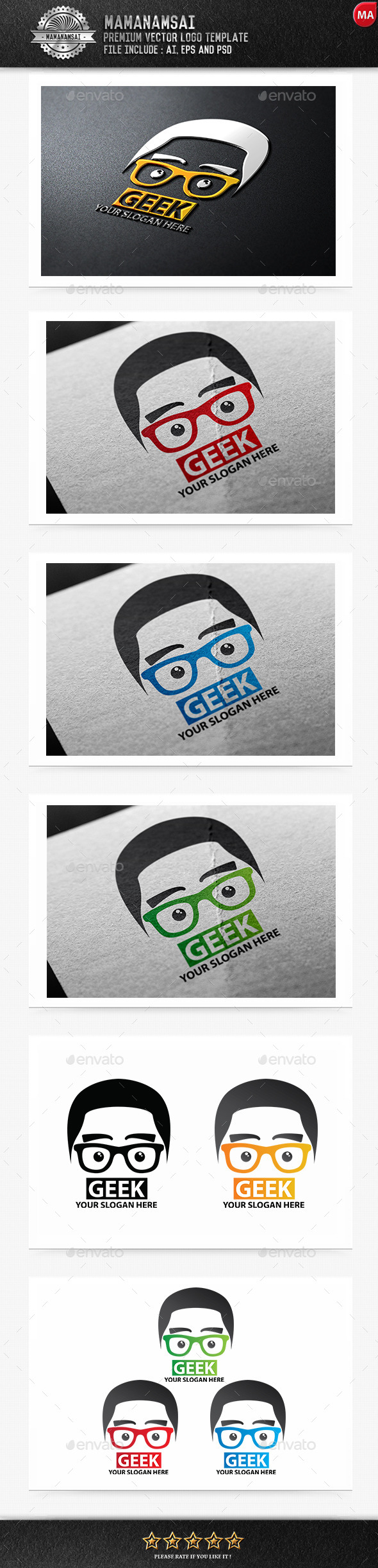 Geek Logo - Logo Templates
