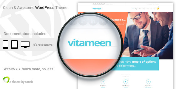 Vitameen Business Responsive - ThemeForest 9671239