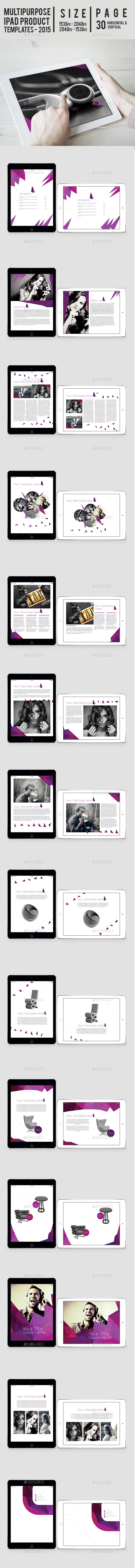 Multipurpose Ipad Product Templates - Digital Magazines ePublishing