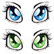 Anime Style Eyes by AnnArtshock | GraphicRiver