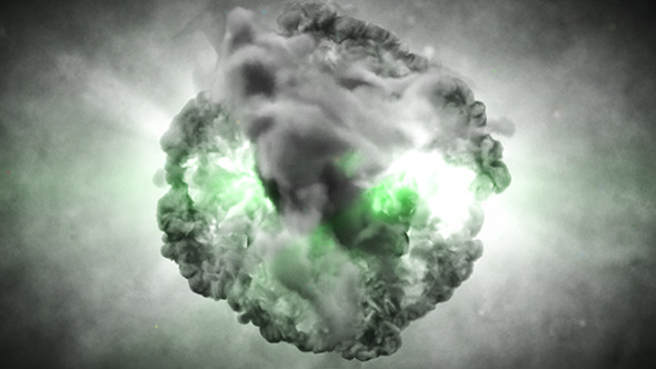 Smoke Explosion Logo - VideoHive 9672486