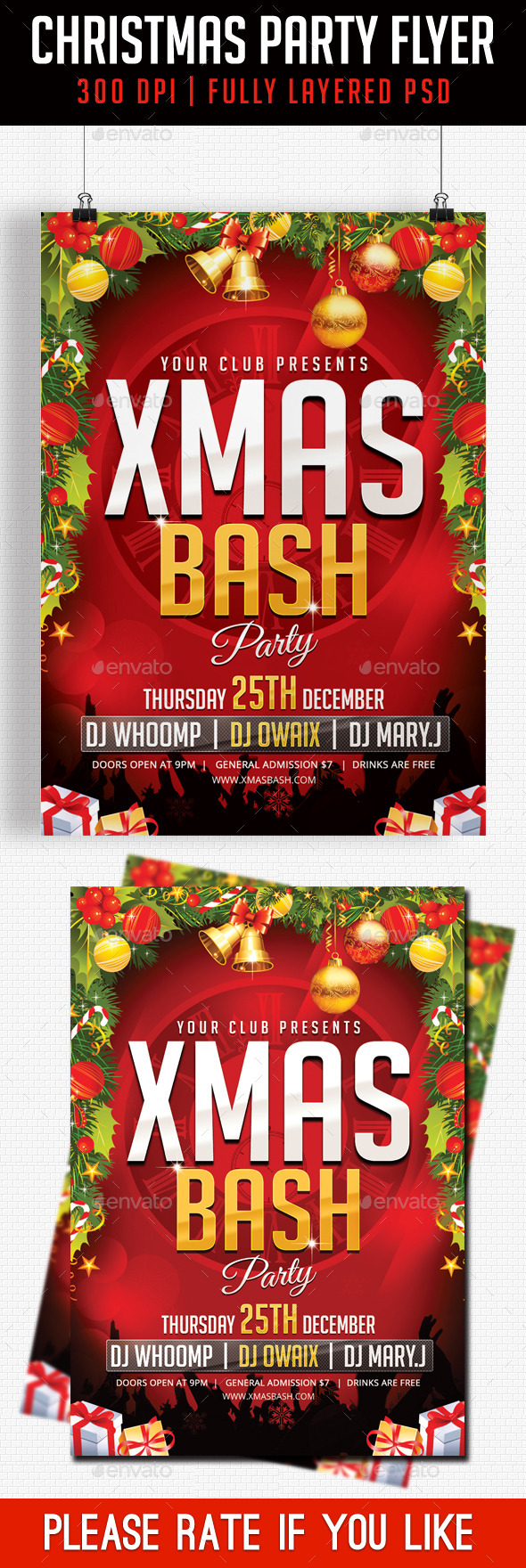 Christmas Party Flyer 2014 - Clubs & Parties Events