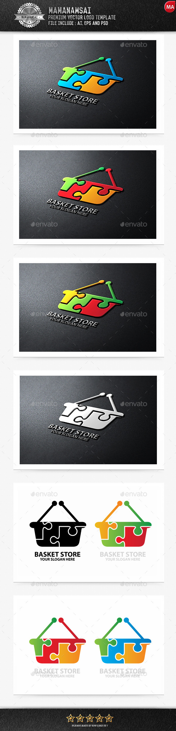 Basket Store Logo - Logo Templates