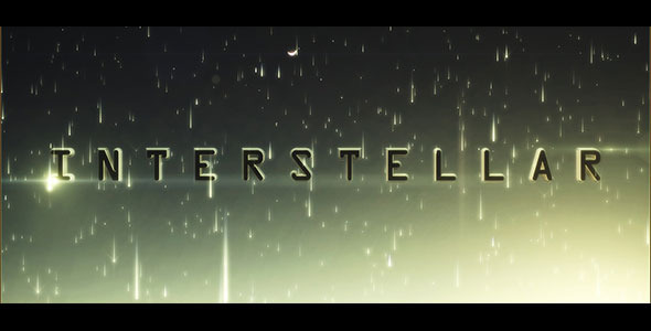 Interstellar Logo - VideoHive 9624047