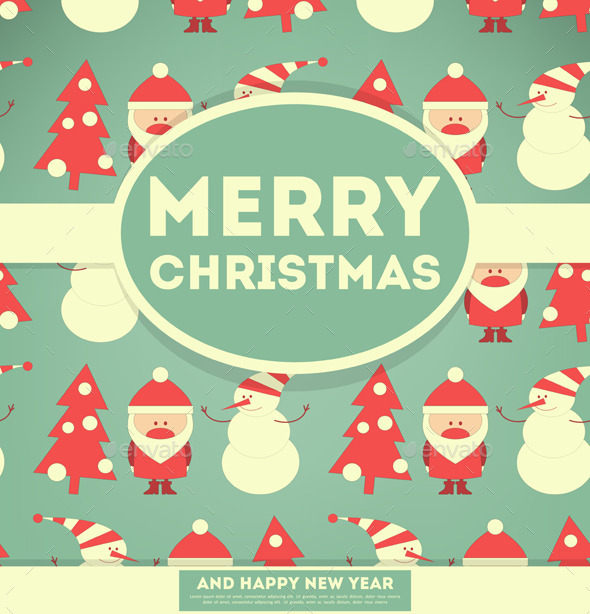 Santa Claus and Snowman - Christmas Seasons/Holidays