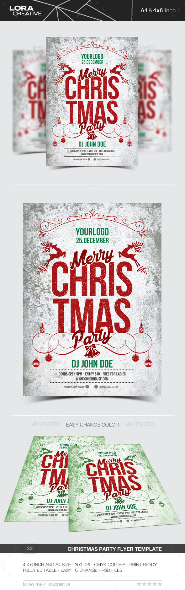 Christmas Flyer / Poster / Invitation - 22 - Events Flyers