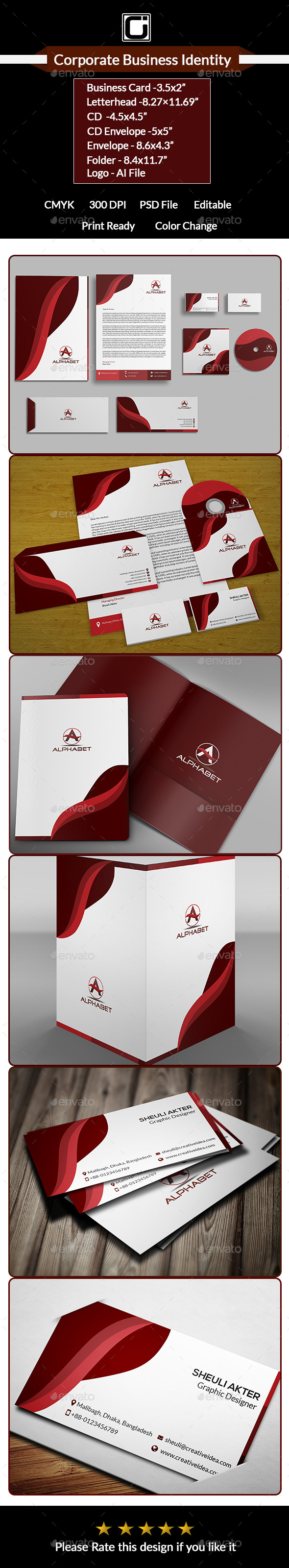 Corporate Business Identity - Stationery Print Templates